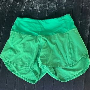 Lululemon Athletica Vibrant Green Athletic Shorts